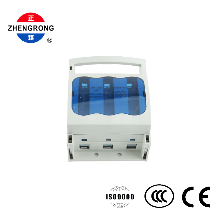 3-polet sikringsafbryder 100A 690V DIN-skinne