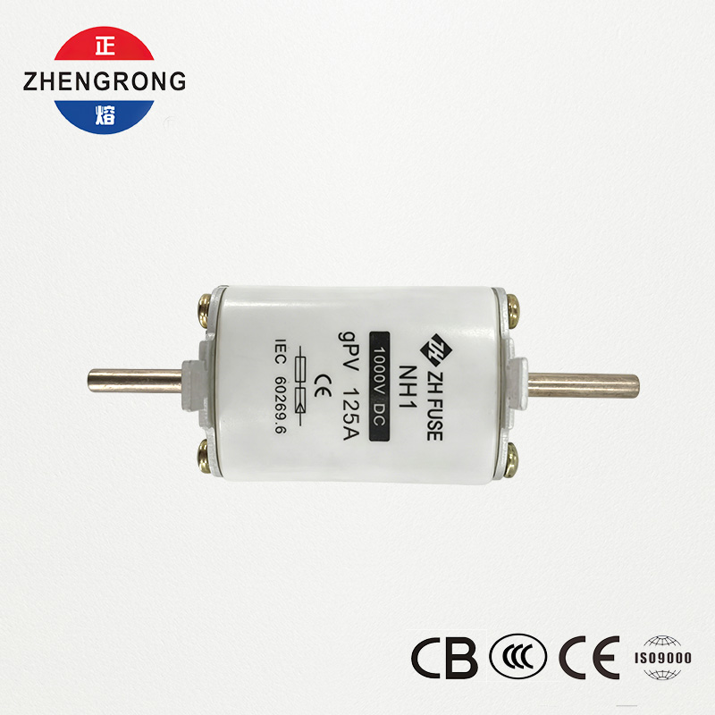 PV DC Sikring NH1 125A 1000V | CE & IEC 60269.6 godkendt til solcellepaneler