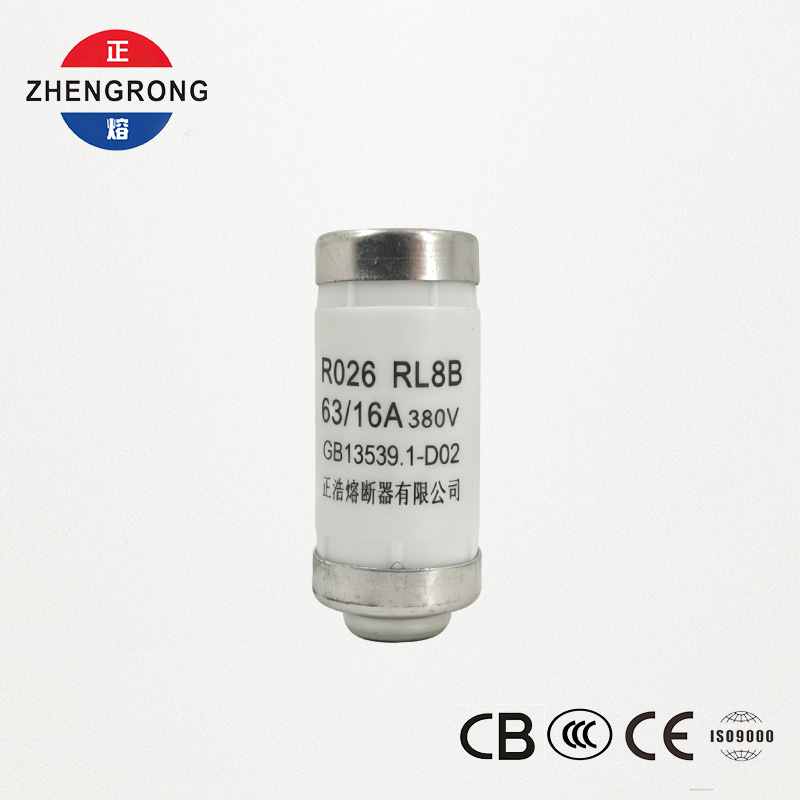 RL8B R026 D02 Sikring 16A/63A 380V | GB13539.1
