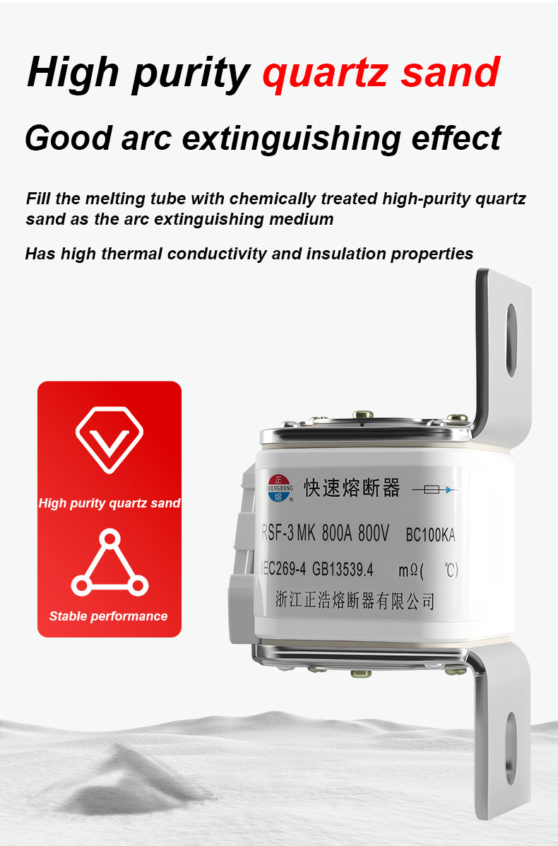 RSF-3MK 800V-800A BC100KA sikring Links