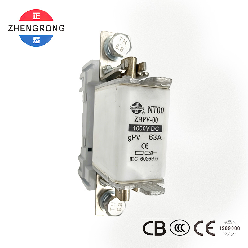 ZHPV-00 63A 1000V DC fotovoltaisk beskyttelsessikring - CE-certificeret